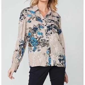 NEW NU DENMARK riborg blouse in electric blue
